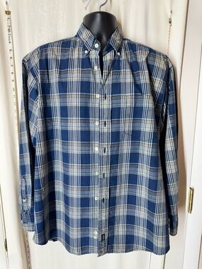 Vintage Dockers Indigo Plaid